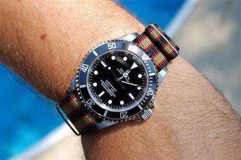 rolex submariner no date nato strap